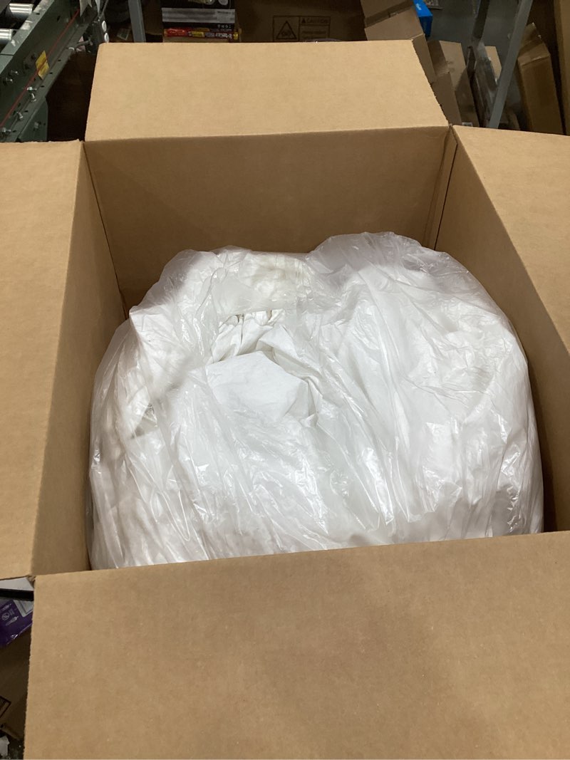 Condition photo showing Good Condition for Bedsure Cotton Duvet Cover King - 100% Cotton Waffle Weave Coconut White Duvet Cover King Size, GentleSoft™ and Breathable Bedding Set for All Season, 3 Pieces, 104"x90" King (104" x 90") 01 - Coconut White (No Comforter)