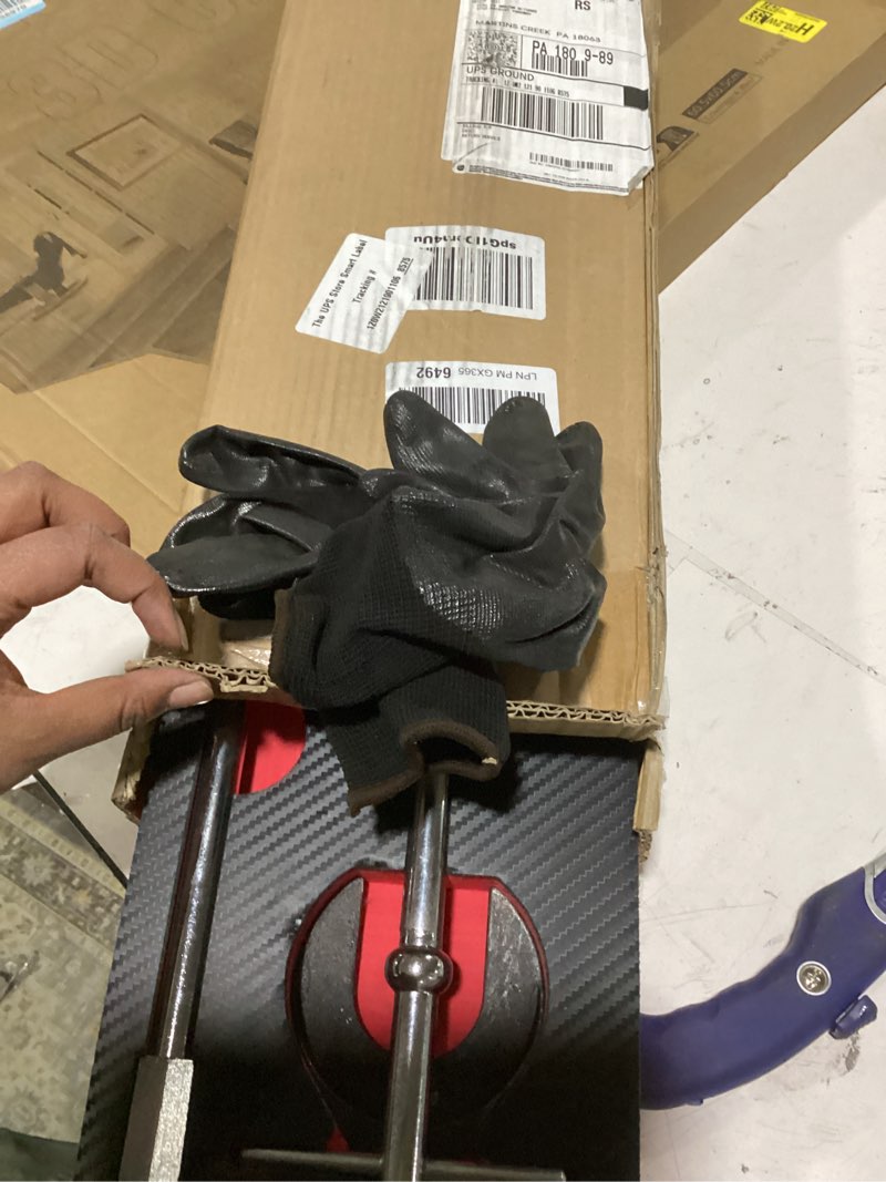 Condition photo showing As Is for inner cv axle puller removal tool with slide hammer & 48mm 63mm cv joint fork adapter, front wheel drive axle puller slide hammer set (6pcs set with eva box)
