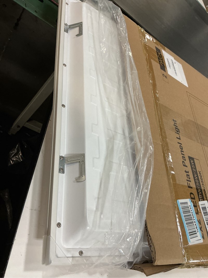 Condition photo showing Good Condition for kadision 2x2 LED Flat Panel Light, 50W/45W/40W/30W/25W Adjustable, 5000K/4000K/3500K Selectable, 5500LM 0-10V Dimmable Drop Ceiling Lights, 100-277V ETL-Listed, 2-Pack Wattage&CCT Selectable, 2 Pack