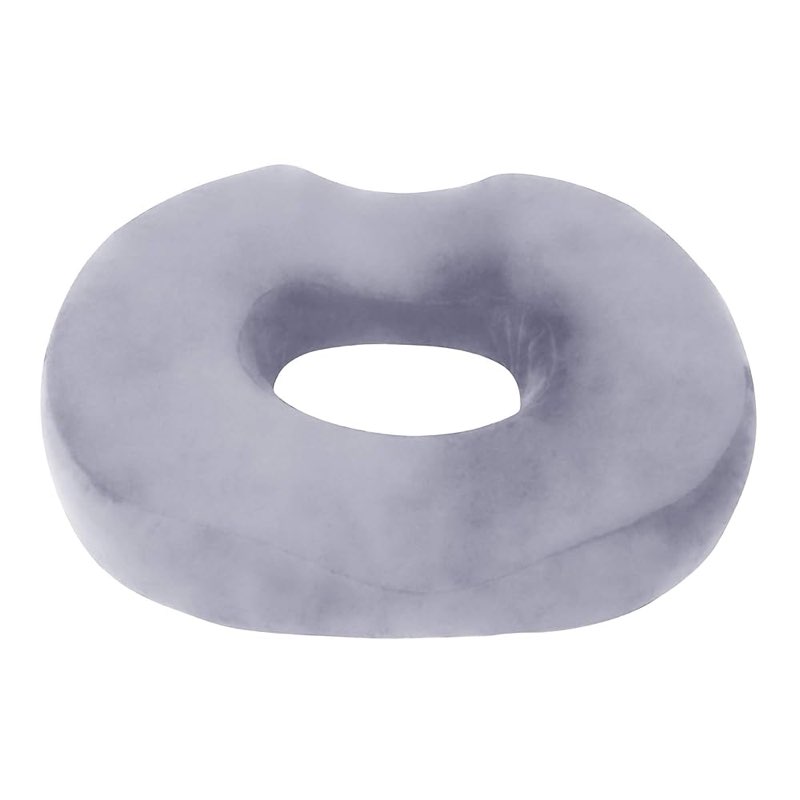 black mountain products bmp donut orthopedic tailbone seat cushion - grey