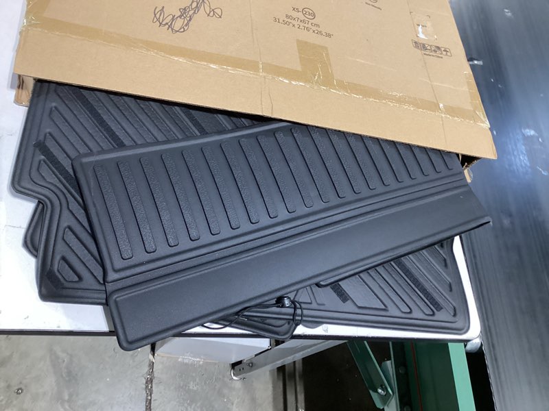 Condition photo showing Good Condition for lasfit cargo mat with backrest mat for honda cr-v 2026 2025 2024 2023 (gasoline & hybrid & e:fcev), all weather custom fit tpe trunk mat trunk liner cargo liner with seatback mat (upper position) 2?for honda cr-v | 2023-2026 | cargo mat with backrest mat (upper position)