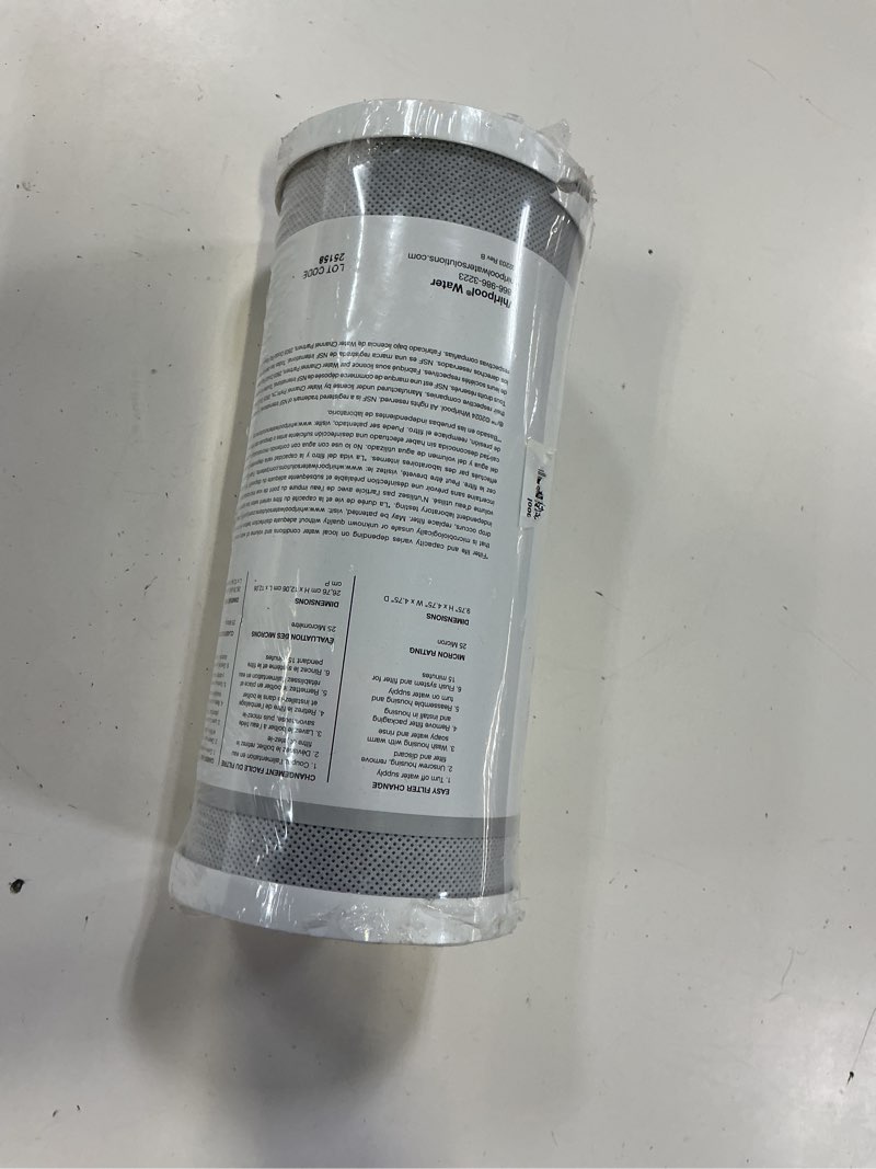 Condition photo showing Good Condition for large capacity carbon whole home water filter
