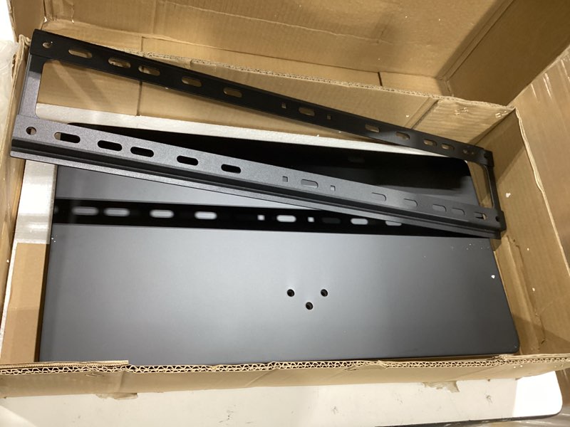 Condition photo showing As Is for mount-it! table top swivel tv stand riser for flat screen and curved 37 39 40 43 49 50 55 65 70 inch televisions | with height adjustable and swiveling tv mount | vesa up to 600x400mm | holds 77lbs