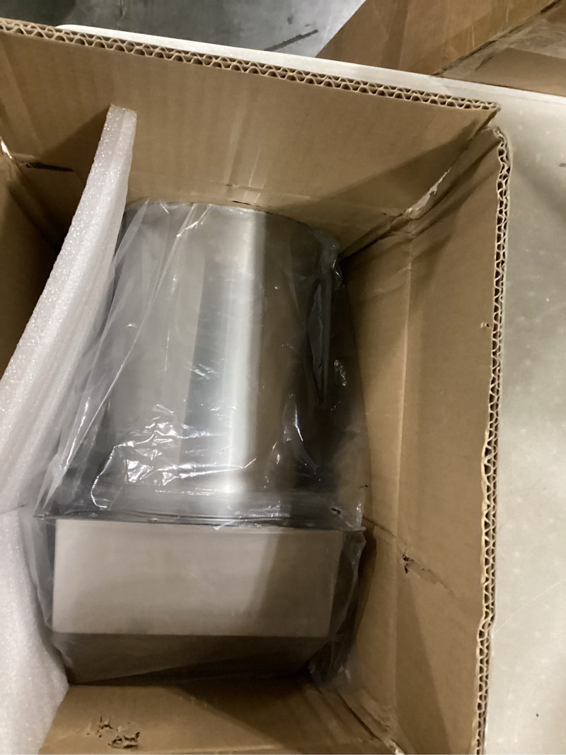 Condition photo showing Good Condition for 6 inch wall vent cover,exterior wall vent hood with screen and damper exhaust dryer vent cover outside,external extractor wall exhaust vent cap for range hood kitchen outdoor air vent,stainless steel 6 inch stainless steel