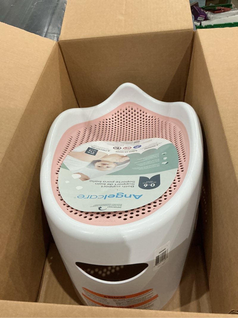 Condition photo showing New/Like New for Angelcare Baby Bath Support (Pink) | Ideal for Babies Less than 6 Months Old Bath Support Pink