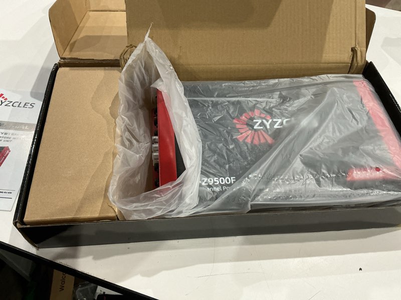 Condition photo showing As Is for 2026 high power 4 channel car amplifier - 6800w max, 4x170w rms @2?, 2 bridged channels (340w) -your commute de-stresser & old car revival kit (large)