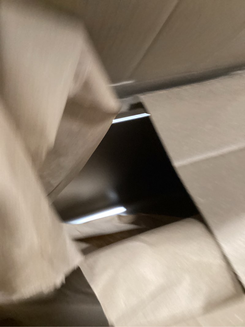 Condition photo showing As Is for x-large stainless steel litter box with high sided, metal cat litter box, odor-free non-stick litterbox pan, easy to clean pet supplies toilet tray for indoor cats, kittens or multicat homes 23.62"l x 15.75"w x 5.91"h