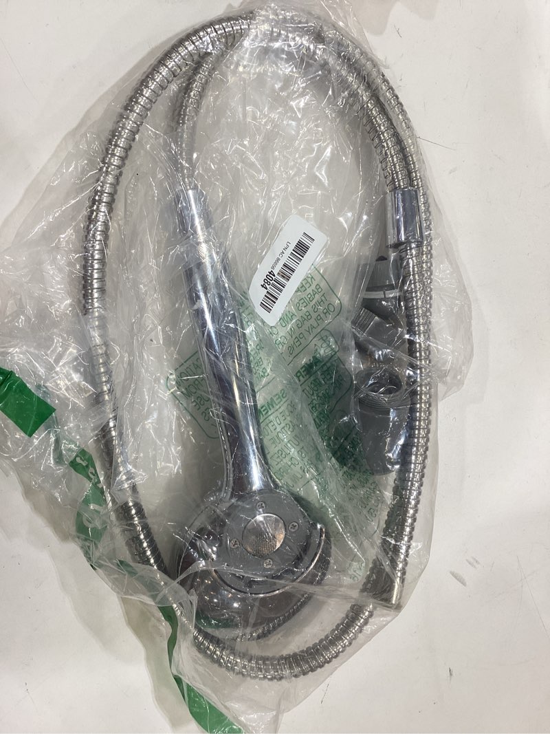 Condition photo showing As Is for Moen Engage Magnetix Shower Head with Handheld Sprayer, 6 Handheld Shower Head Spray Functions, Chrome Finish, 26100EP Chrome Showerhead Eco-Performance Handheld Shower