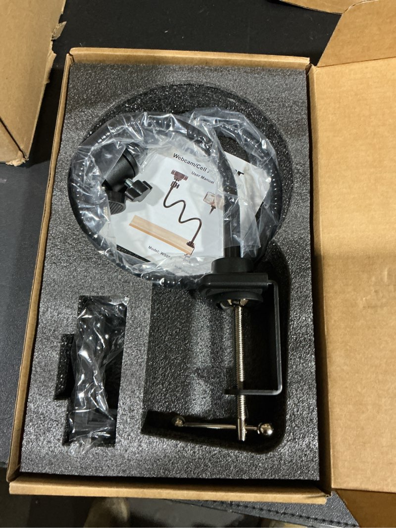 Condition photo showing New/Like New for InnoGear Webcam Stand with Phone Mount, Desk Camera Arm Stands Gooseneck for Logitech Webcam BRIO 4K C960 C920 C920S C922 C922x C925e C930 C930e C615 NexiGo N60, Right Light, Gopro with 1/4" Thread