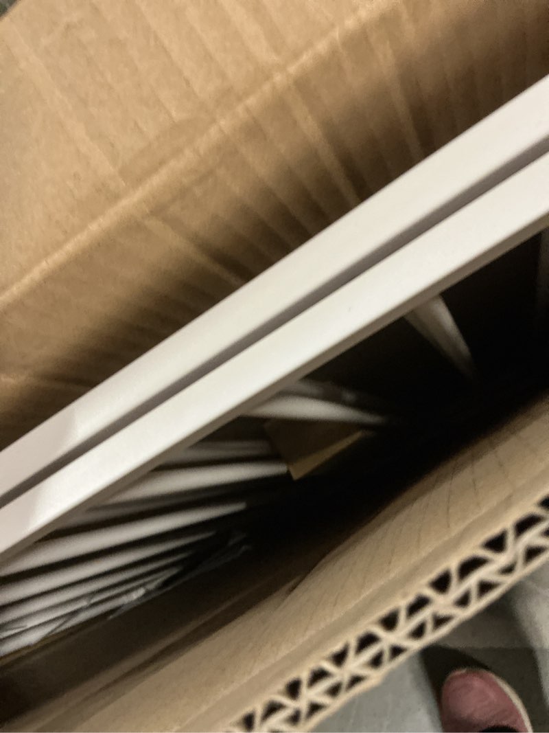 Condition photo showing Good Condition for babelio removable & no bottom bar baby gate, 29-43" hardware mounted (drill needed)| wide walk-thru| auto-close safety dog/pet gate for stairs & doorways (white, 29-43" w, 30" h) white 29-43" w, 30" h