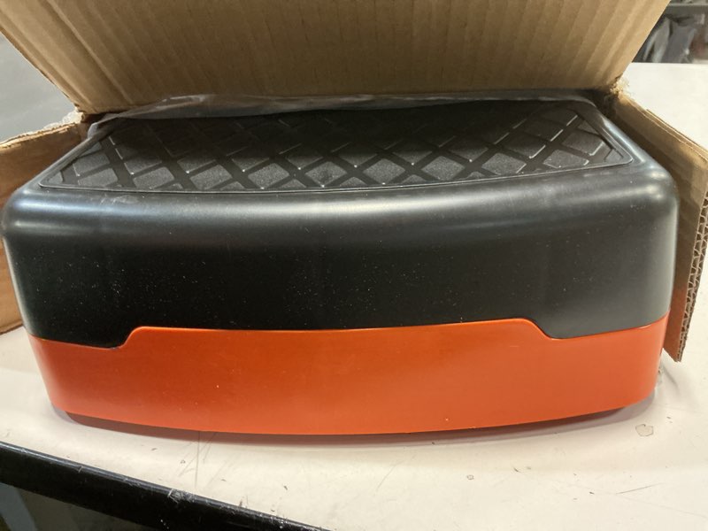 Condition photo showing Good Condition for Fitvids Adjustable Workout Aerobic Stepper Step Platform Trainer, 27-Inch, Multiple Colors Black/Orange