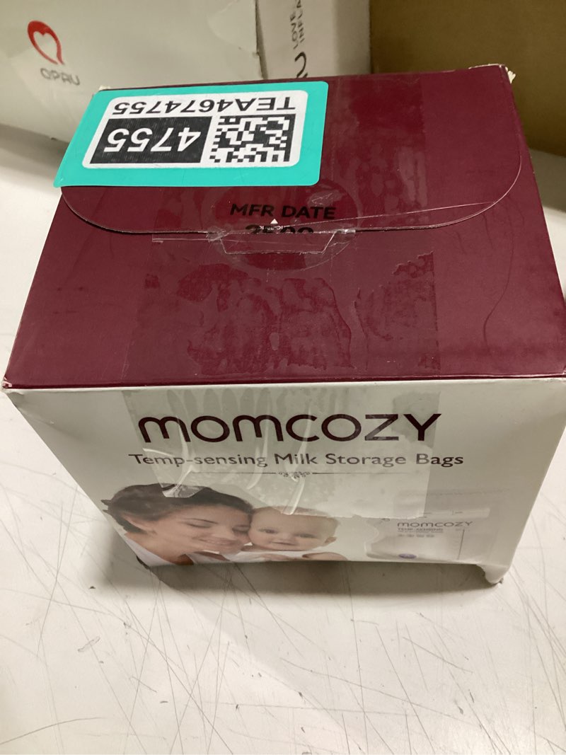 Condition photo showing Good Condition for Momcozy Easy Pour Breastmilk Storage Bag, 8Oz, Temp-Sensing Color Change, 120 Count Milk Bag with Se