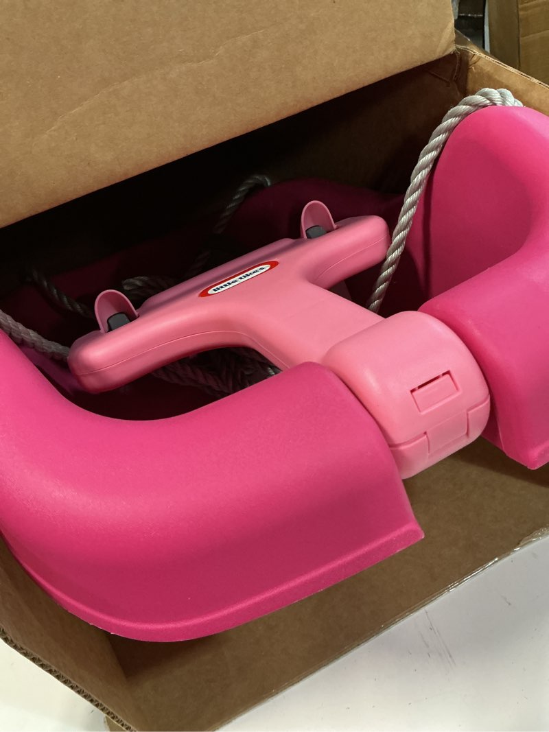 Condition photo showing Good Condition for little tikes 2-in-1 snug 'n secure swing magenta magenta swing