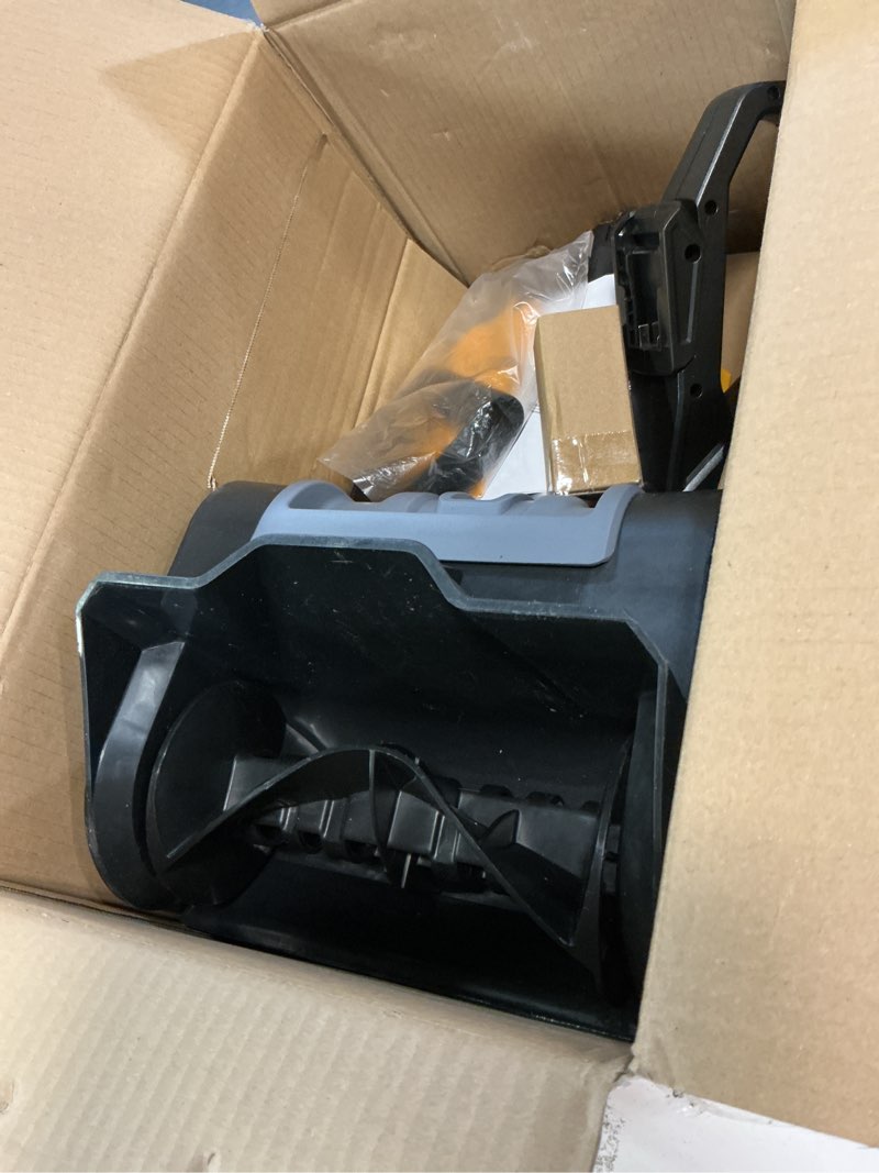 Condition photo showing Good Condition for Cordless Snow Shovel Compatible with DeWalt 20V Max Battery, 11" Electric Snow Blower w/ 20FT Max Throw & Adjustable Handle, Snow Thrower for Driveway, Deck, Patio, Steps(Tool Only) Black (Battery and charger not included)