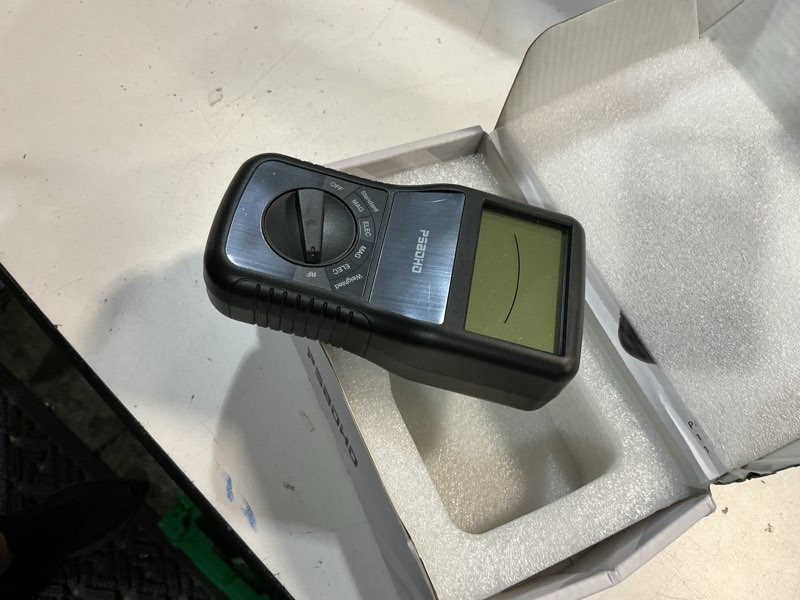 Condition photo showing Good Condition for emf meter, 3-in-1 multi-field electromagnetic radiation detector for ef rf mf, emf detector meter, for home & office emf measurement devices, ghost detectors, emf detector tester