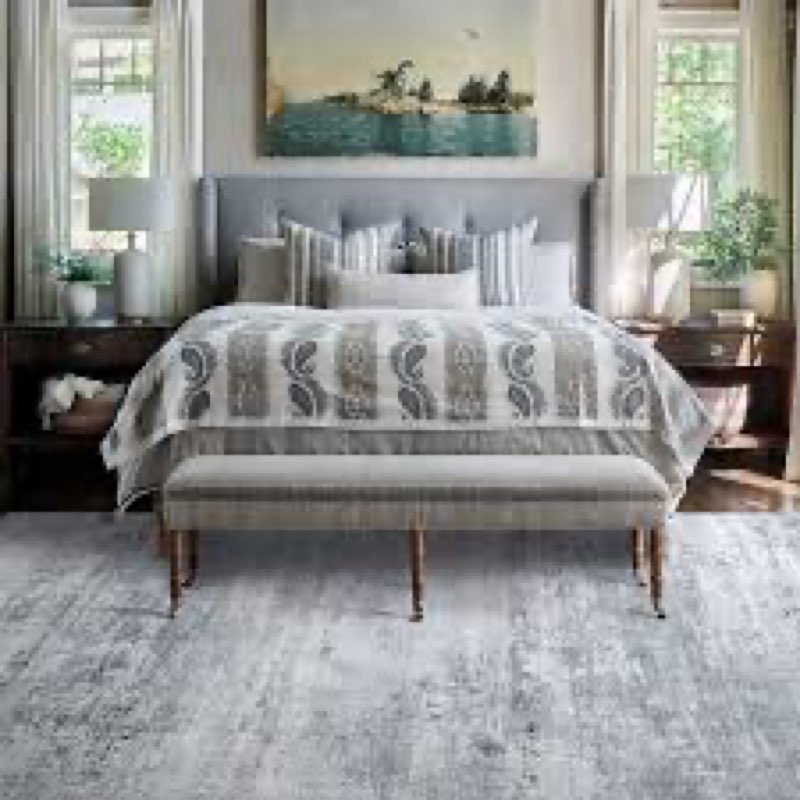 HOMBYS 10x14 Modern Area Rug for Living Room Bedroom, Large Boho Floor Carpet with Non-Slip Backing 