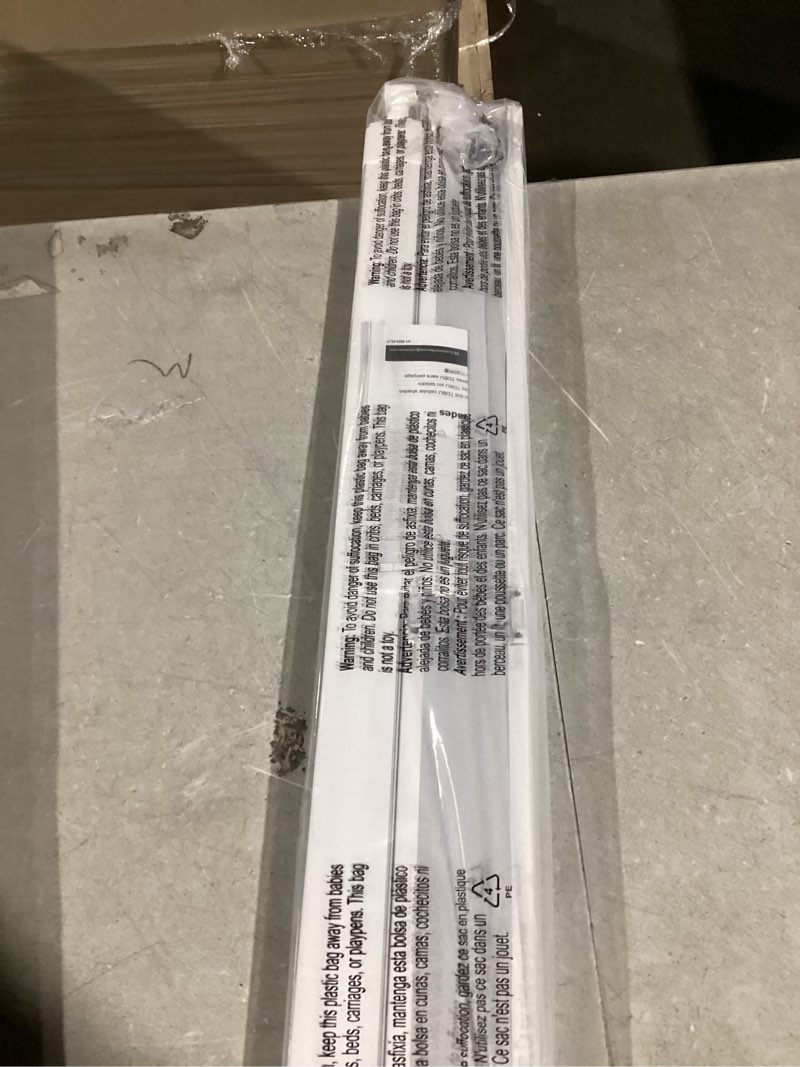 Condition photo showing Good Condition for LazBlinds No Tools No Drill Cordless Cellular Shades, Top Down Bottom Up (TDBU) Honeycomb Shades for Home, Light Filtering Thermal Insulation Blinds for Windows, 34" W x 48" H, White Light Filtering - White 34" W x 48" H