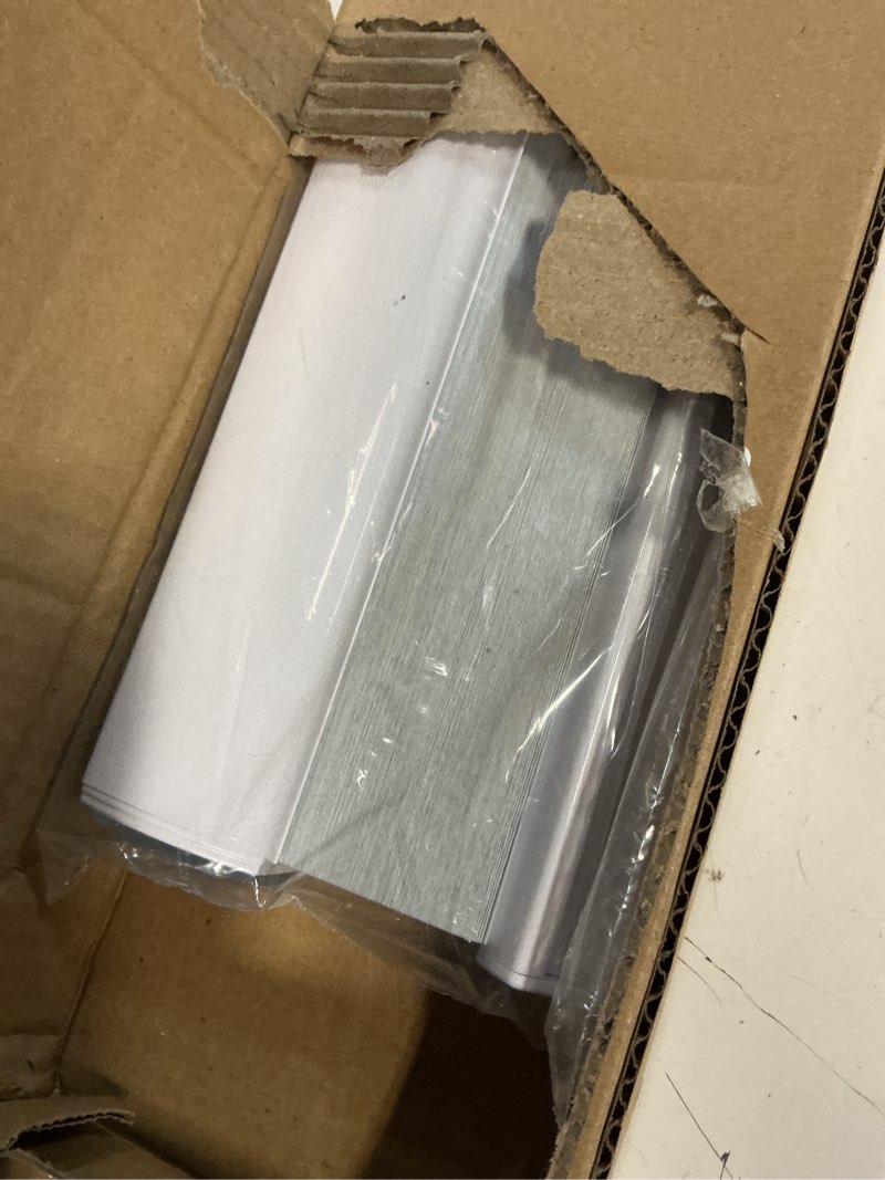 Condition photo showing As Is for no drill cellular shades for indoor windows, thermal insulating & noise reducing honeycomb blinds, free stop cordless blackout shades, white, 29" w x 64" h 29"w x 64"h white(blackout)