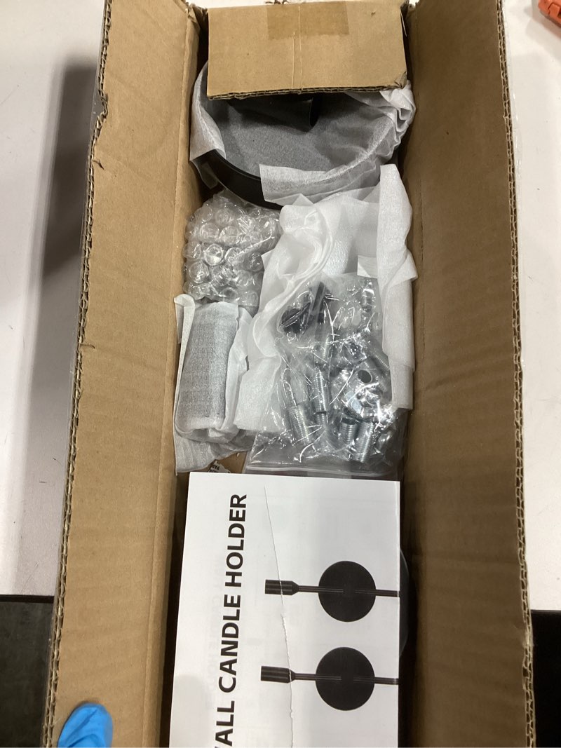 Condition photo showing New/Like New for Black Candle Sconces Long Wall Candle Holder, Set of 2 Large Wall Candle Sconce Modern Chic Home Decor for Bedroom, Dining Room, Living Room 23"