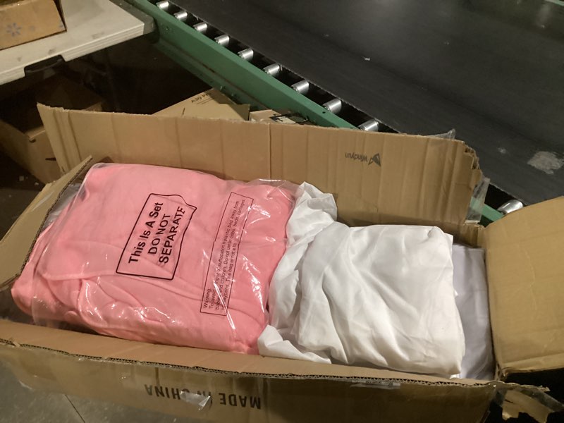 Condition photo showing As Is for Windyun 4 Pack Kids Teepee Tent for Slumber Party with Mattress and Lights, Sleepover Tents for Girls Boys Indoor Outdoor Cotton Teepee with Airbed Tray Blanket Birthday Party Supplies(White)