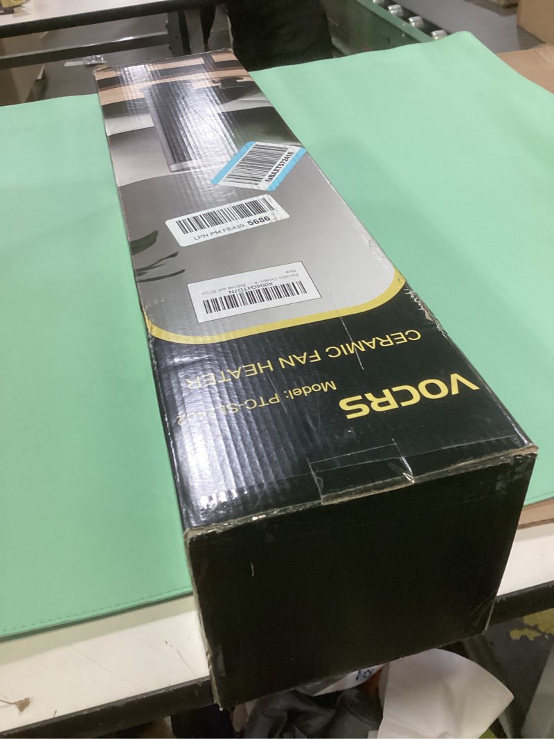 Condition photo showing New/Like New for Space Heater for Indoor Use with Remote - 70° Oscillating Tower Electric Heater, 24 Inchs, 12H Timer, 1500W Quiet PTC Ceramic Heating with Thermostat, Fast Safety Heat for Office, Home, Bedroom