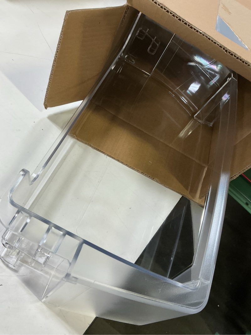 Condition photo showing Good Condition for 2026 upgraded wr71x38318 refrigerator door shelf bin for ge, replacement part wr71x24428 4975917 ap7175677 ps16619590 eap16619590