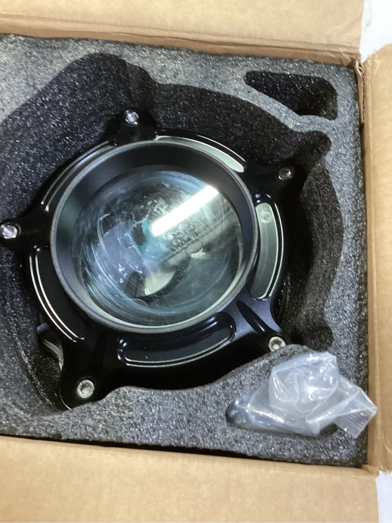 Condition photo showing Good Condition for for harley davidson air cleaner filter sportster touring street glide road king electra dyna softail motorcycle air intake (black- gray filter, d-for m8 touring/softail 2018-up) black- gray filter d-for 17-22 touring / softail 2018-2024