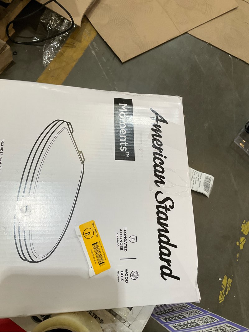 american standard mightytuff plastic white elongated soft close toilet seat