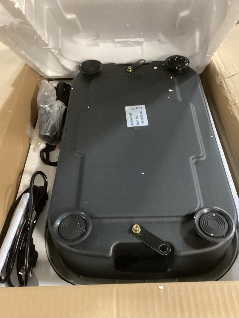 Condition photo showing Good Condition for Vibration Plate Exercise Machine, Vibration Plate for Lymphatic Drainage 330 Lbs Capacity Whole Body Vibration Platform Machines Helps Weight Loss Shaping Toning Wellness Black