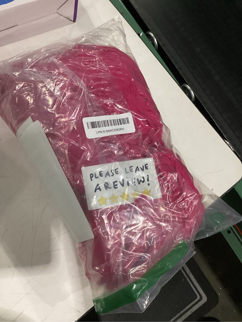 Condition photo showing Good Condition for 6 Pack Hot Pink Cheesecloth Table Runner 10FT Boho Gauze Fabric Table Runner 35 x 120 Inch Rustic Sheer Runner for Centerpiece Wedding Decor Baby Shower Party Table Decoration Hot Pink 6 Pcs - 10 Ft