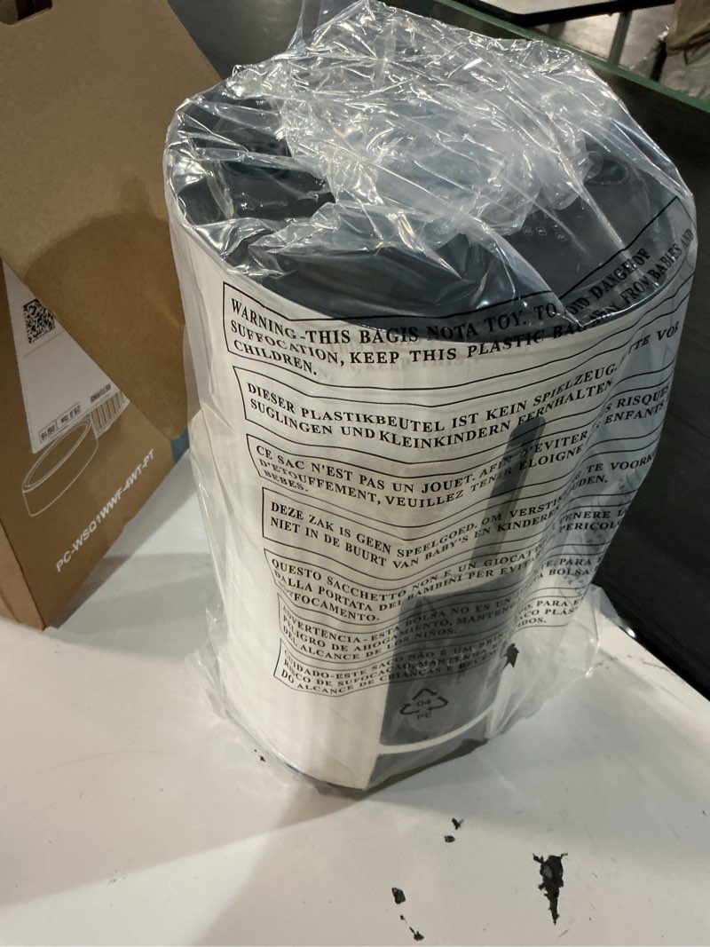 Condition photo showing New/Like New for petory timed automatic cat feeders - 4l programable dry food dispenser for cats and small medium dogs 6 meals with desiccant bag dual power supply 10s voice recorder white regular version