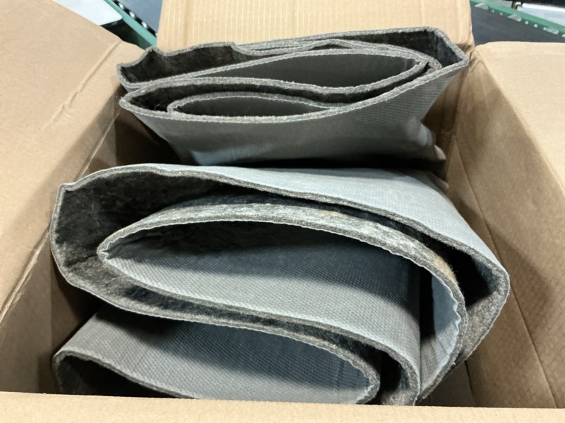 Condition photo showing As Is for Mohawk Home 6' x 9' Non Slip Rug Pad Gripper 1/4 Thick Dual Surface Felt + Rubber Gripper - Safe for All Floors, Synthetic Fiber, Brown 1/4 Inch Dual Surface Rug Pad 6' x 9' (Rectangular)