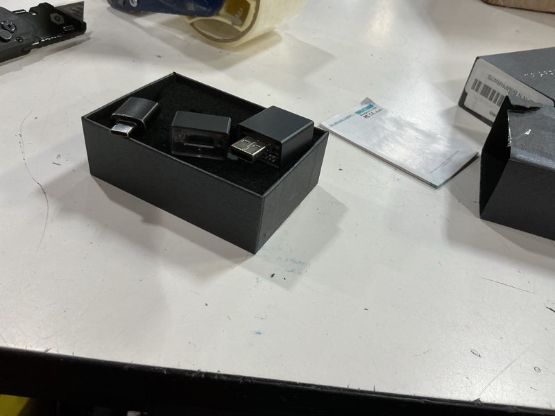 Condition photo showing New/Like New for wireless carplay adapter for iphone[2026 upgrade]convert wired to mini wireless bluetooth car play adapter, plug and play stable connection compatible for cars from 2016 & ios 10+,usb a/type c