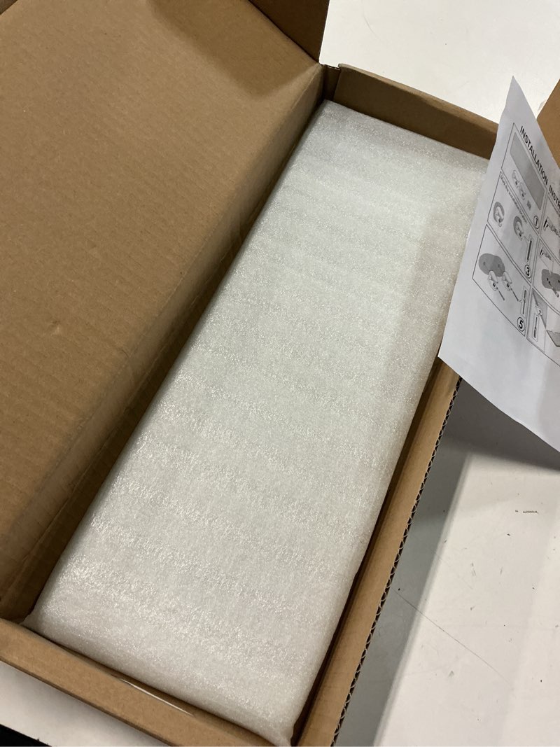 Condition photo showing Good Condition for SAYAYO Floating Glass Shelves for Bathroom, Tempered Glass Shelf for Wall 15 x 5 Inch 2 Pack, Clear 2 Clear