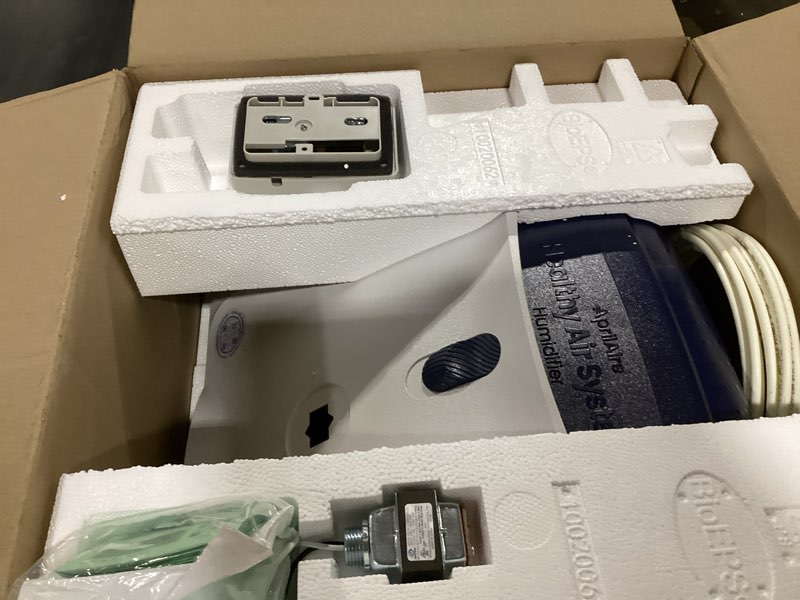 Condition photo showing Good Condition for AprilAire 720MKZ Whole-House Fan-Powered Evaporative Humidifier – 21 GPD, Water Saving, Manual Control, Installation Kit, for up to 6,250 Sq. Ft., Part of the AprilAire Healthy Air System