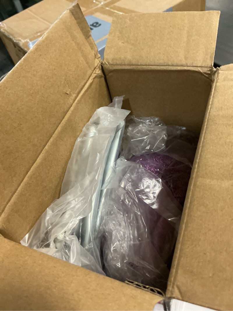Condition photo showing New/Like New for 4pcs soccer goals set 2pcs soccer nets 2x1.5ft 1pcs ball 1pcs pump indoor soccer nets for kids with size 2 toddler soccer ball foldable net with pump pink purple for children boys girls