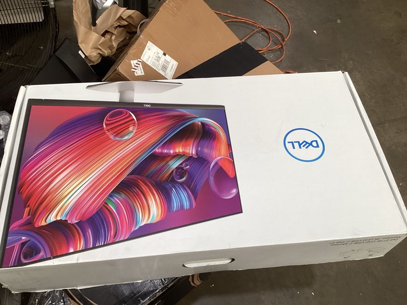Condition photo showing As Is for dell s2722qc monitor - 27 inch 4k usb-c , uhd (3840 x 2160) display, 60hz refresh rate, 8ms grey-to-grey response time, built-in dual 3w speakers, 1.07 billion colors - platinum silver