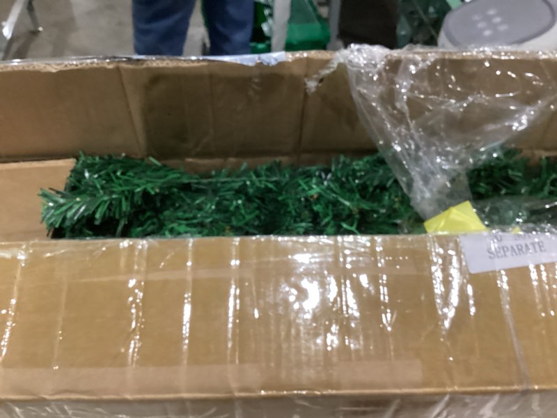 Hiboom 2 Pcs 4 Ft Pre-lit Artificial Cactus Christmas Tree with Ball and Bow Ornaments Cactus Xmas T