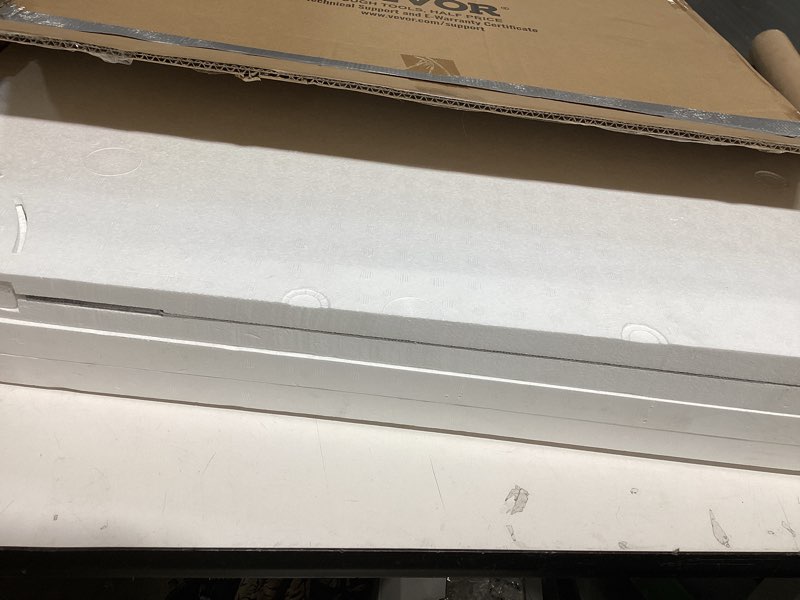 Condition photo showing Good Condition for vevor 38"x60" shower kit with curb, waterproofing membrane thickened shower base eps material, 6.3" central drain easy to cut with 2 waterproof cloths, shower pan slope sticks fit, for bathroom