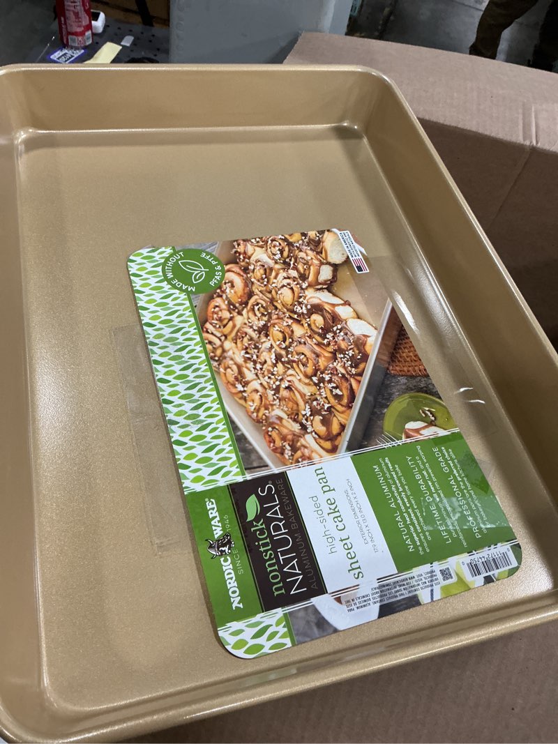 Condition photo showing New/Like New for Nordic Ware Naturals® Nonstick High Sided Sheetcake Pan