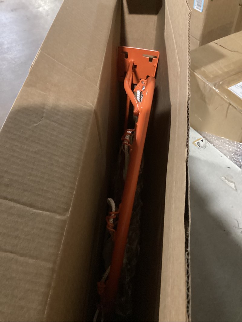 Condition photo showing New/Like New for PROGOAL Breakaway Basketball Rim, Heavy Duty Flex Rim Replacement 5/8-In, Standard Goal Reinforced Mounting Bracket Fit Most Size Backboards Indoor and Outdoor 3-springs basketballrim