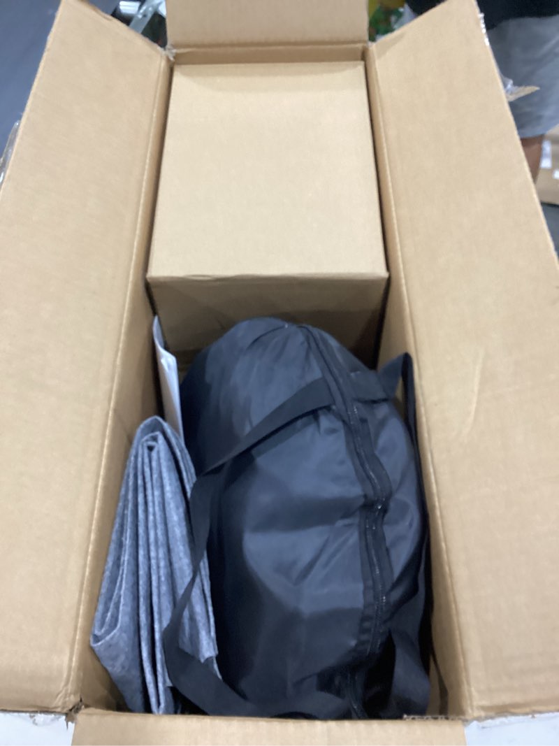 Condition photo showing Good Condition for fniok portable steam sauna box at home, 9 levels heating, sauna tent for home with steamer and folding chair, sauna box for relaxation, detoxification, spa, sauna box black