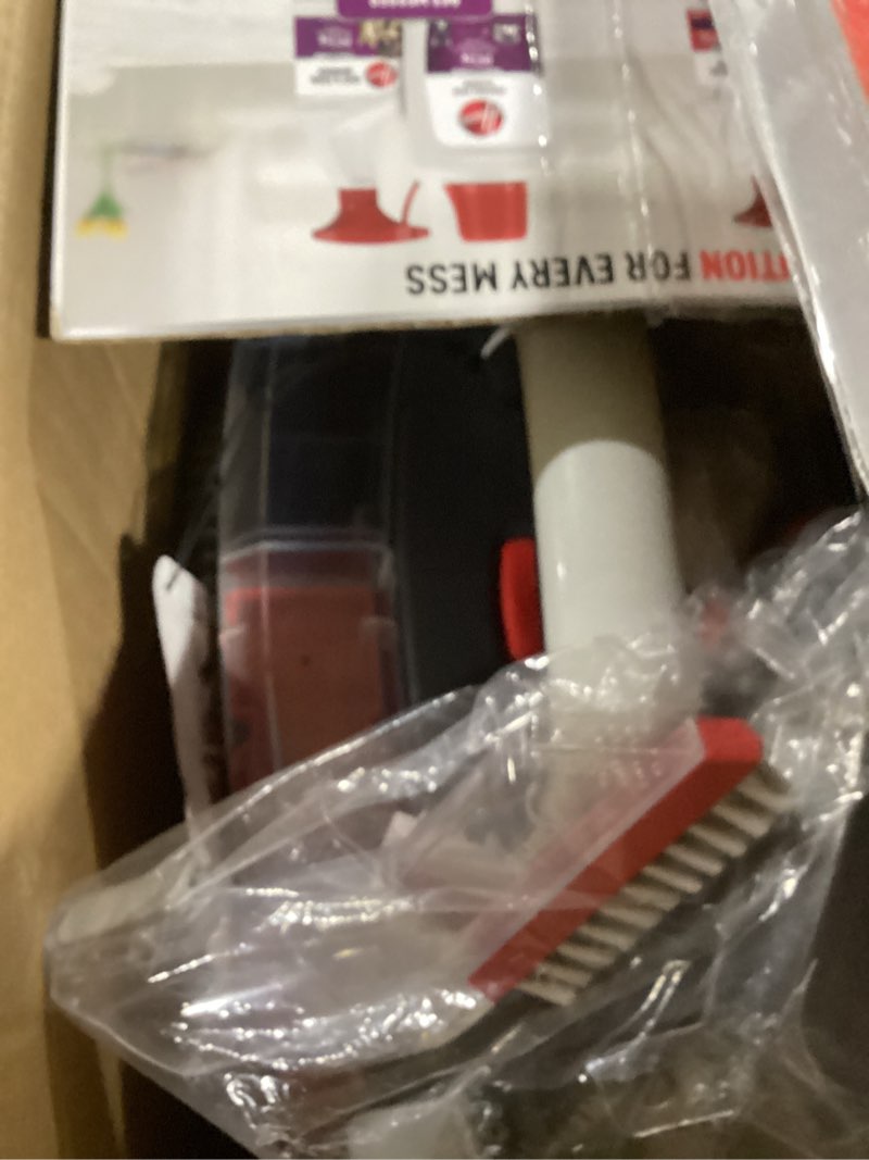 Condition photo showing Good Condition for Hoover CleanSlate Plus Portable Carpet + Upholstery Spot Cleaner Machine, Powerful Suction with Versatile Tools, Pet Stain Remover, Car and Auto Detailer, Pair with Hoover Carpet Cleaner Solution