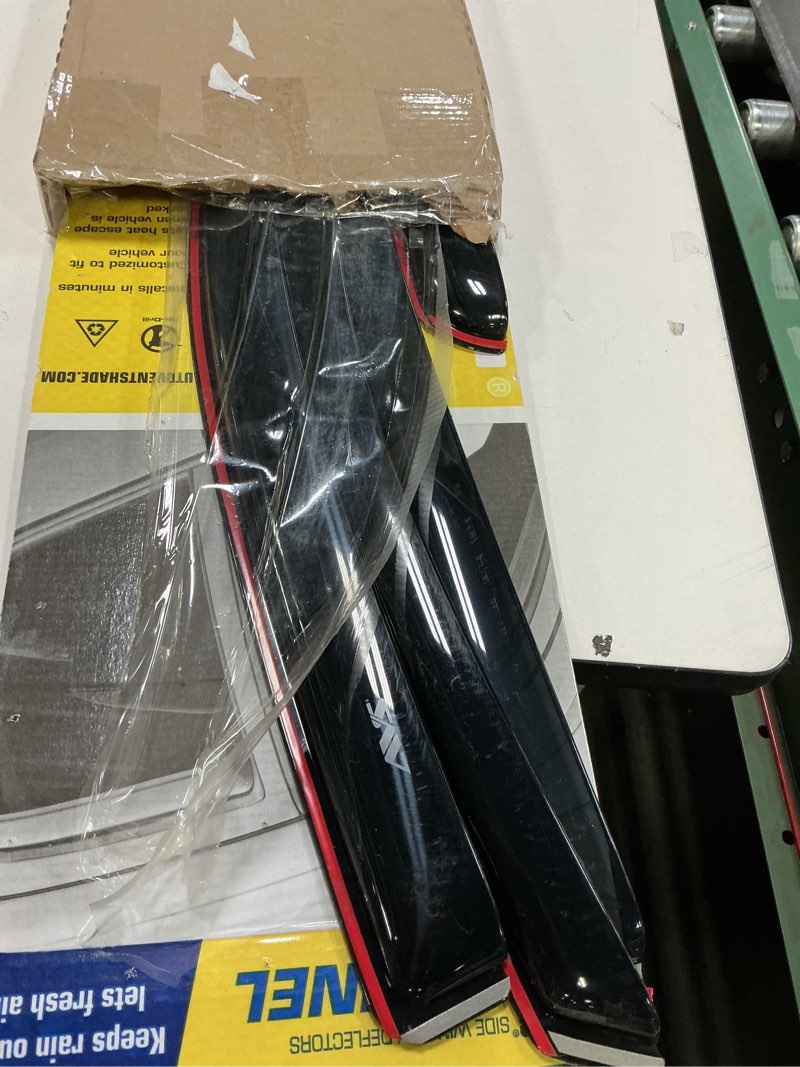 Condition photo showing As Is for Auto Ventshade [AVS] In-Channel Ventvisor / Rain Guards | Fits 2015 - 2022 Chevrolet/GMC Colorado/Canyon Crew Cab - Smoke, 4 pcs. | 194995