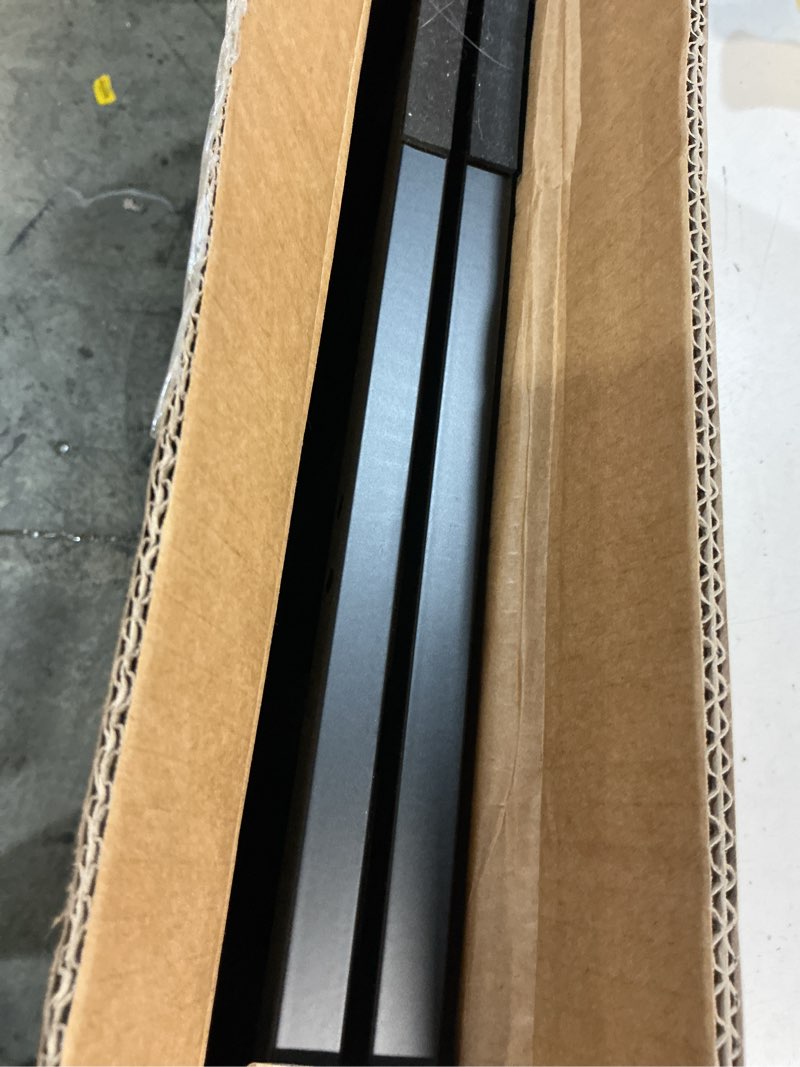 Condition photo showing New/Like New for malier metal freestanding dog gates with door, 36'' height outdoor indoor dog fences, extra wide foldable puppy gate for stairs (black, ?2 panels? 40''w × 36''h) black ?2 panels?40''w × 36''h