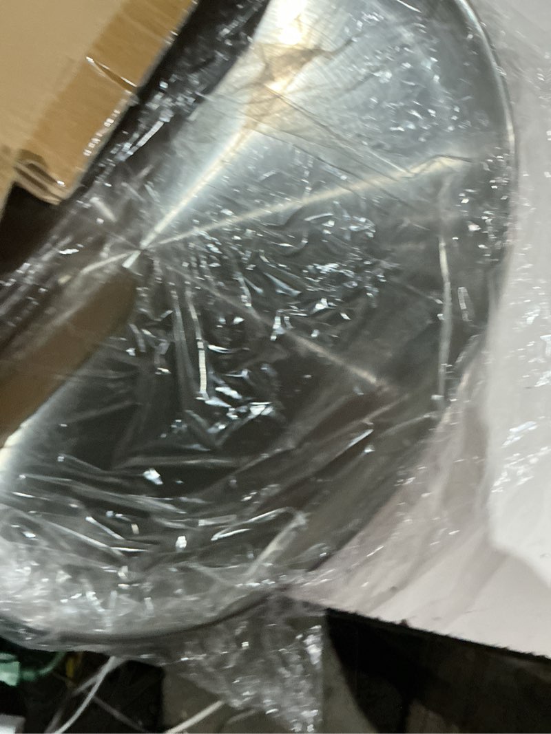Condition photo showing Good Condition for stainless steel pizza pan 16 inch, set of 3 round pizza pans for oven, large metal pizza tray baking sheet, thick dishwasher safe