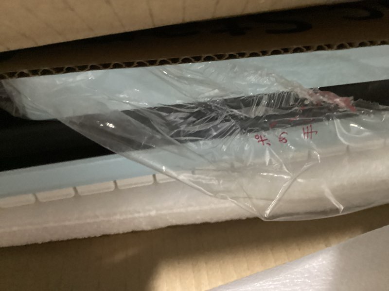 Condition photo showing Good Condition for The ONE Smart Keyboard COLOR 61 Keys Piano Keyboard, Music Keyboard with 256 Timbres, 64 Polyphony, 2 Speakers, Built-in LED Lights and Free Apps (Blue) Baby Blue