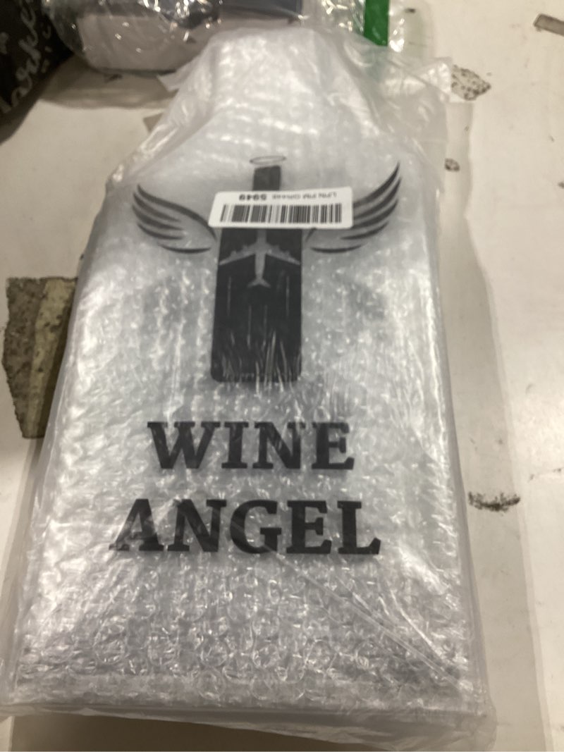 Condition photo showing New/Like New for [upgraded protection] 4 set (8 pcs) reusable wine bags for travel, wine travel protector, bottle travel sleeve case for airplane, car, cruise, triple protection luggage leak-proof safety impact resist