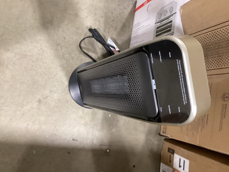 Condition photo showing Good Condition for Dreo Space Heater Indoor, 25" 11.5ft/s Fast Portable Room Heater with Remote and Thermostat, 3 Modes, Overheating & Tip-Over Protection, Electric Heaters for Indoor Use Large Room, Bedroom, Gold Gold Large