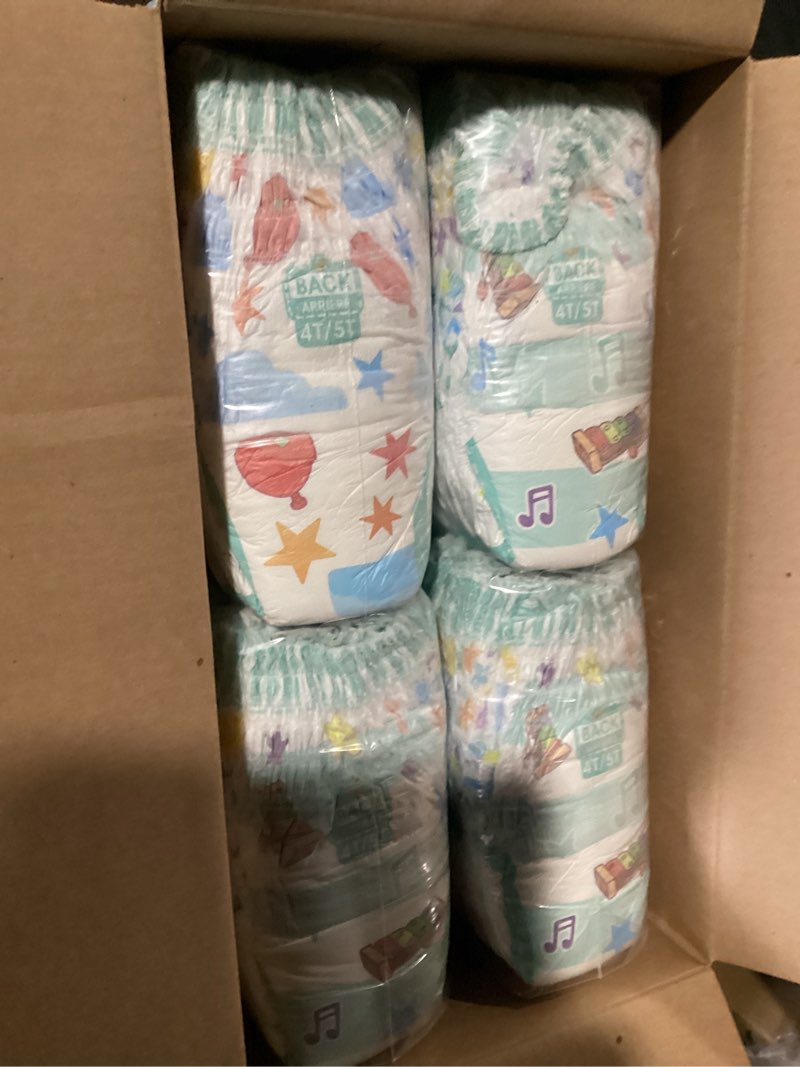 Condition photo showing New/Like New for pampers training pants - easy ups boys & girls bluey - size 4t-5t, 104 count, children's potty underwear (packaging may vary) 4t-5t 104